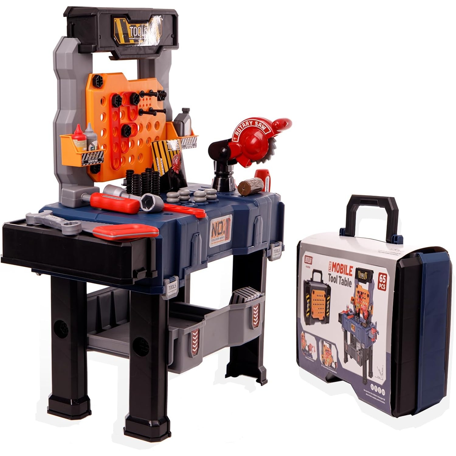 Tools Workshop For Kids - 65PCS Kids Tool Bench Set Pretend