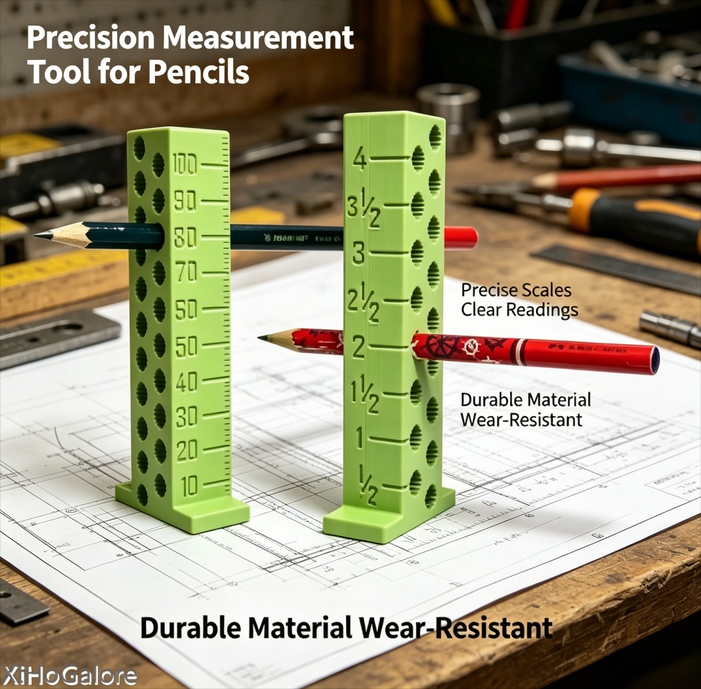 Marking Tools In Workshop - Professional Woodworking Height Marking Ruler 3D