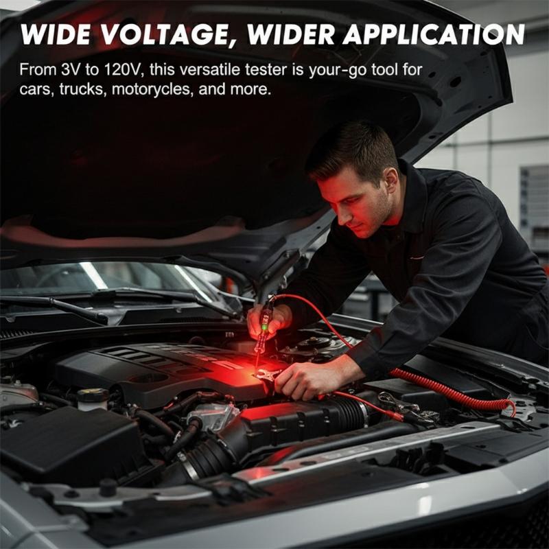 Workshop Use Tools - 3V 120V Voltage Tester Pen Digital