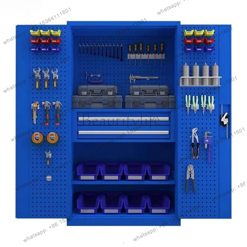 Workshop Tools And Safety - Tool Cabinet Workshop Hardware Toolbox Double