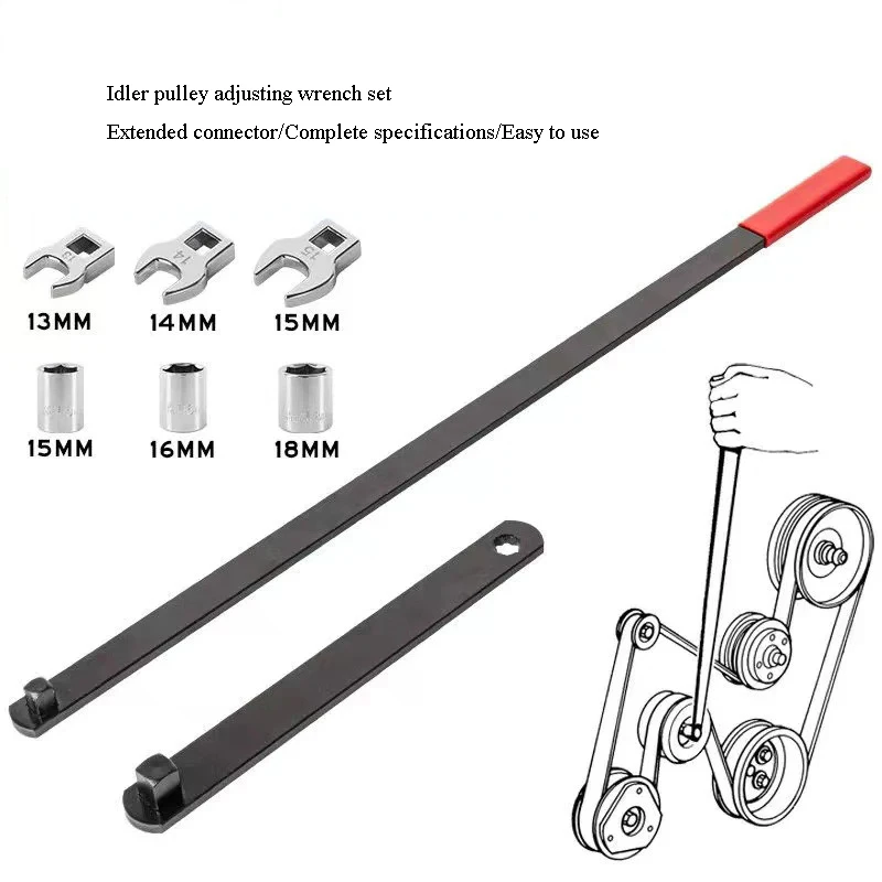 Tools Set Workshop - 8Pcs/Set Idler Pulley Adjustment Wrench Belt