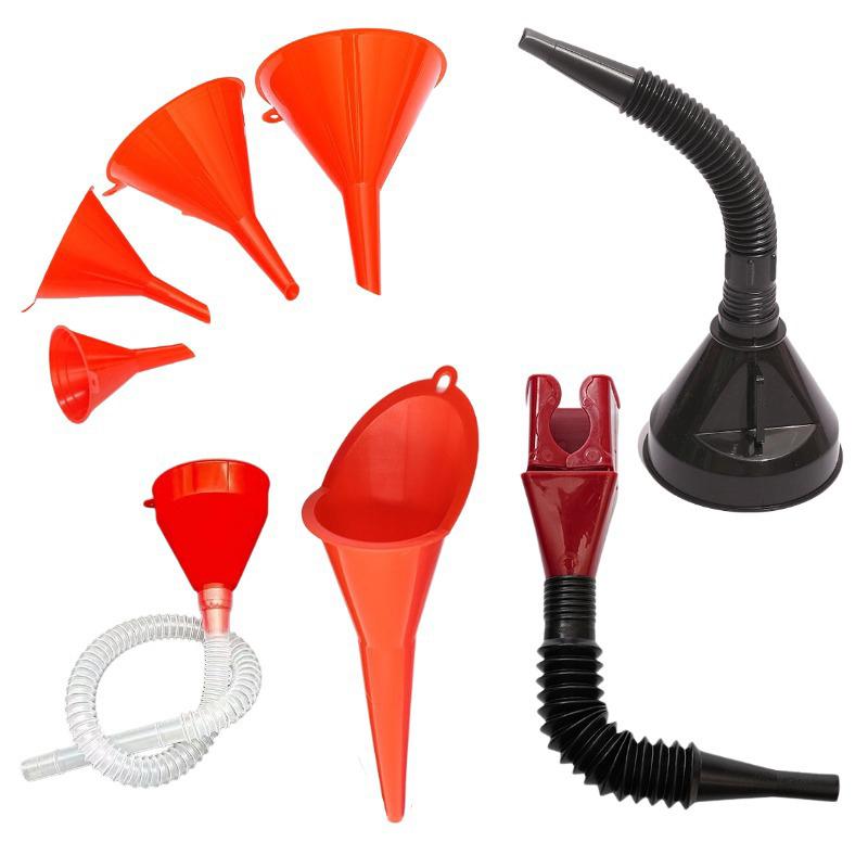 Workshop Use Tools - Car Plastic Funnel Set 8 Pieces