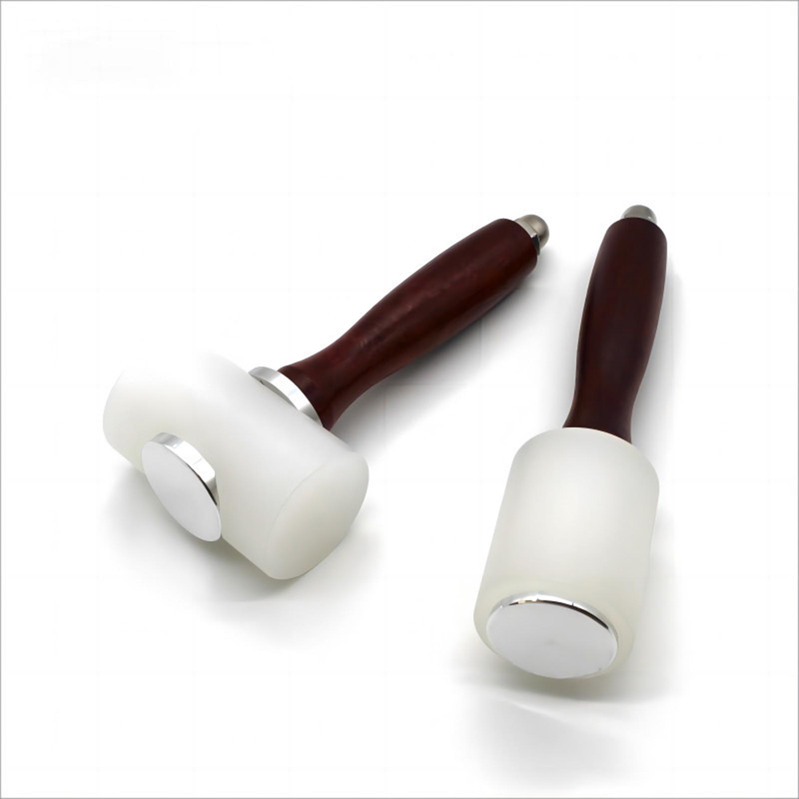Mallet Wood Carving - Durable Leathercraft Nylon Hammer with Polished