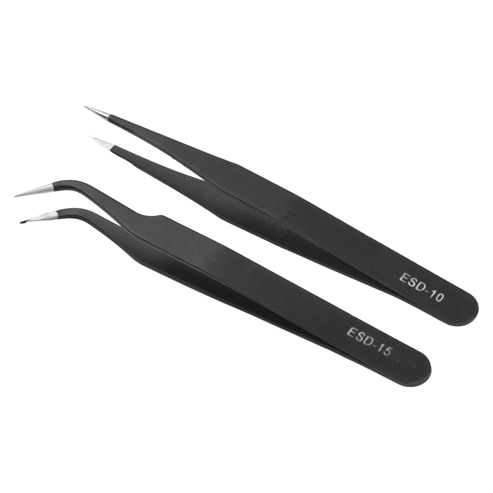 Hand Tools In Workshop - ESD Tweezers Stainless Steel Workshop 2pcs