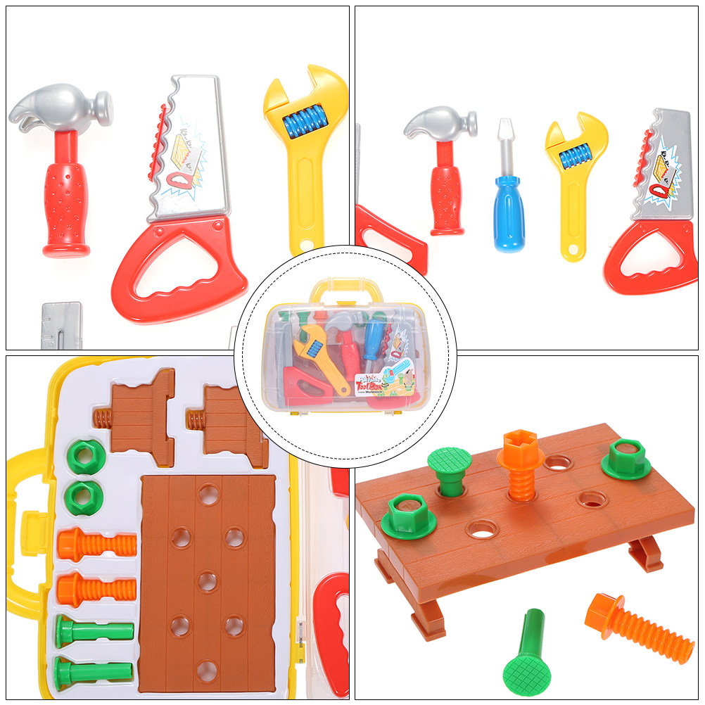 Tools Workshop For Kids - 1Set Plastic Tool Box Playset Chunky