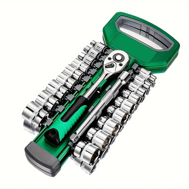 Car Workshop Tools Kit - CRV Ratchet Spanner 3/8