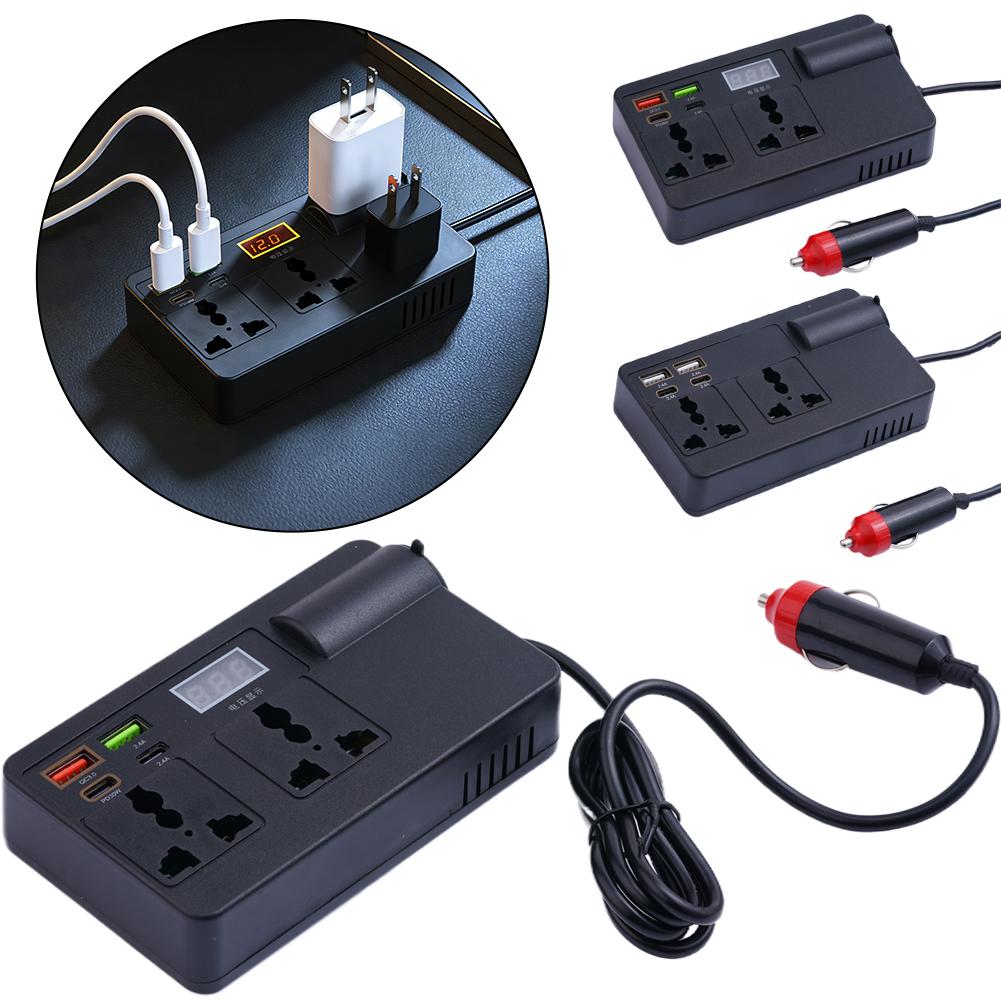 Tools Qc - 12V/24V Car Inverter 200W DC To