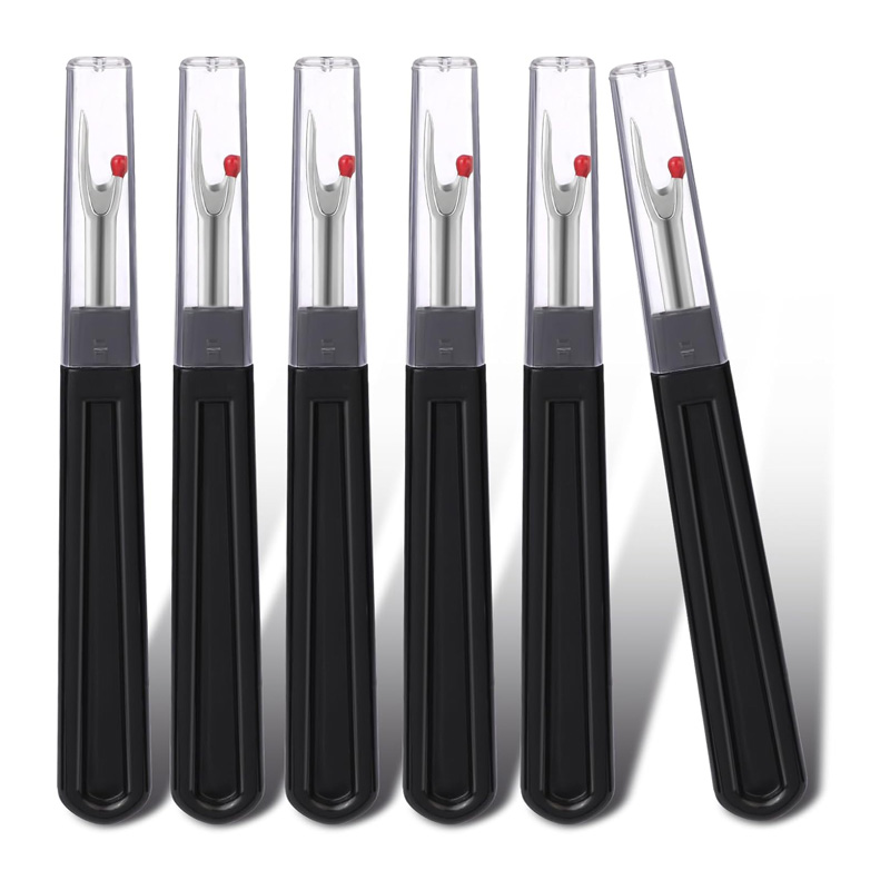 Mechanical Workshop Tools And Equipment - 6Pcs Seam Ripper Set Black Stitch
