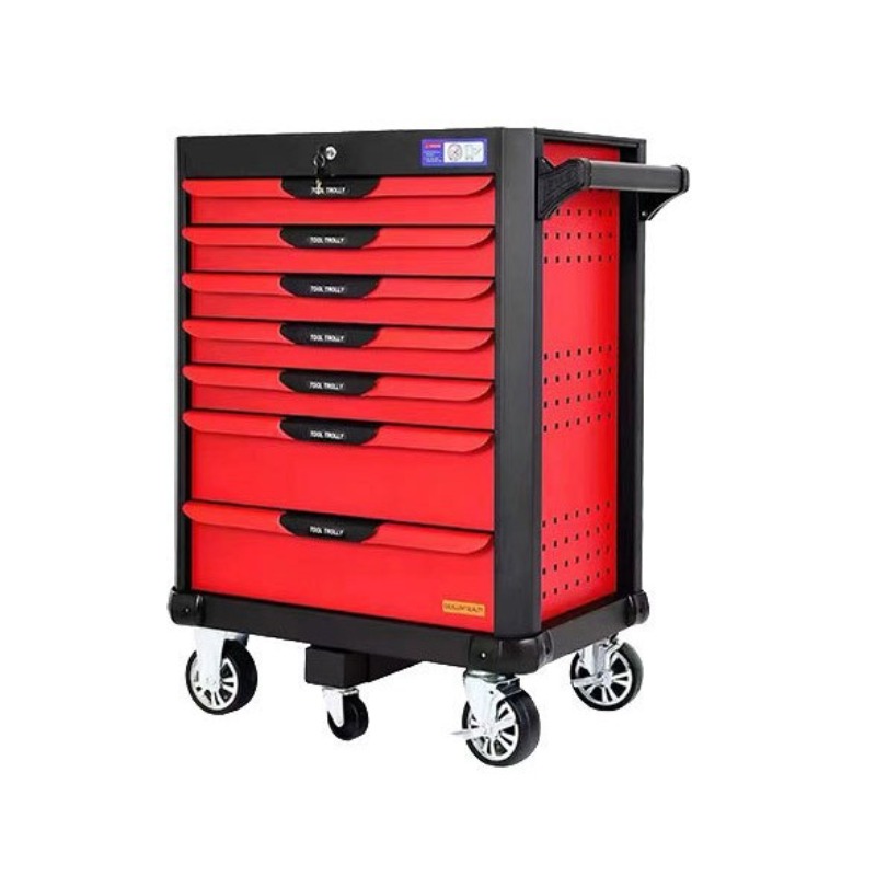 Hand Tools In Workshop - Drawer Auto Repair Tool Cart Hand