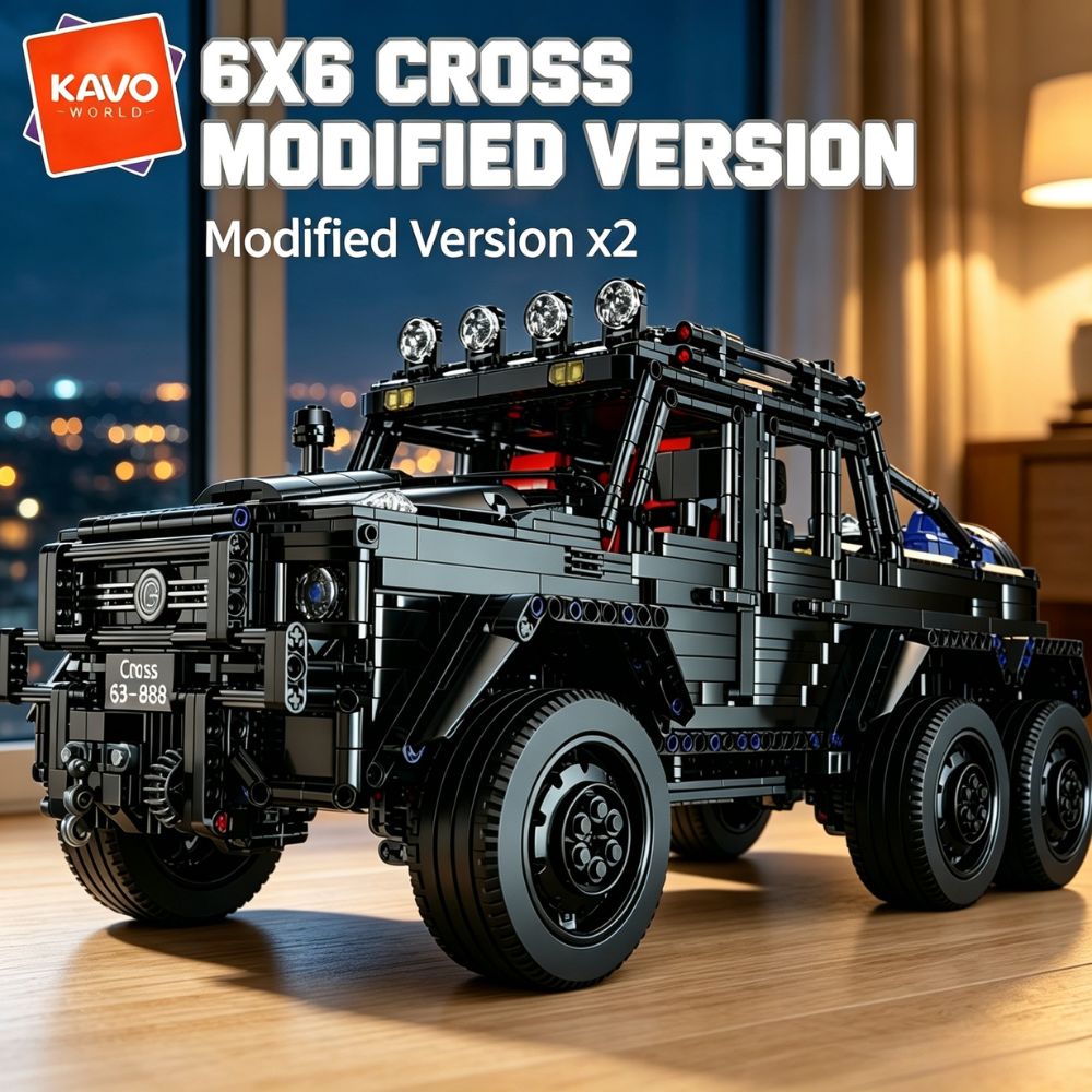 Tools Workshop For Kids - KAVOWORLD 6x6 Heavy Duty Off-Road Truck