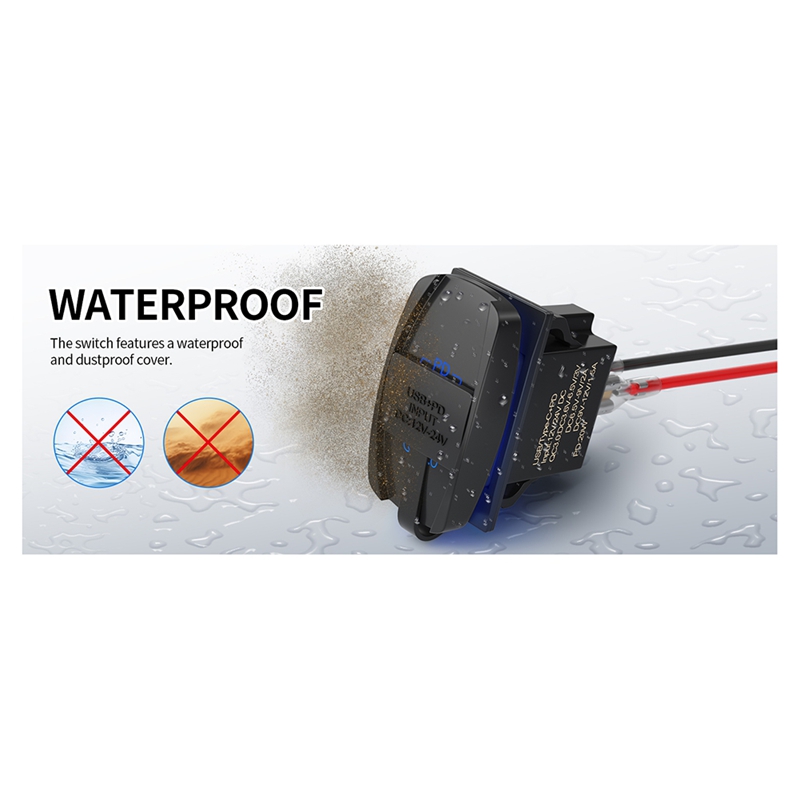 USB Rocker Switch 12V Waterpro - Tools Qc review and price