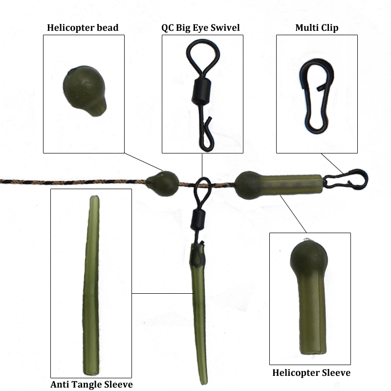 5Set=25PCS Carp Fishing Helico - Tools Qc review and price