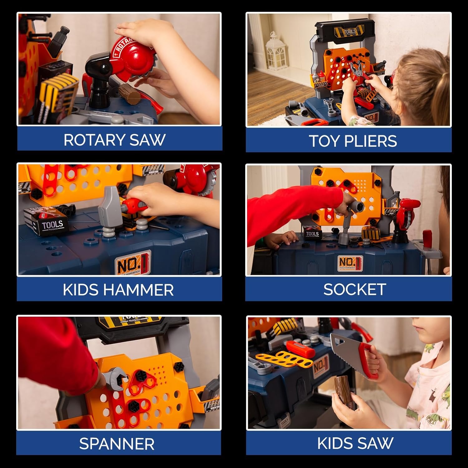 65PCS Kids Tool Bench Set Pret - Tools Workshop For Kids review and price