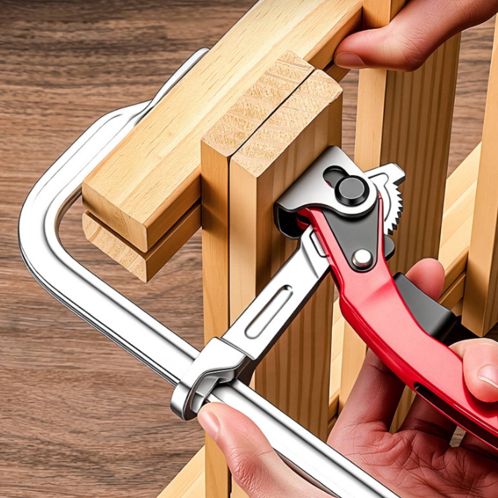 2 Pieces Ratchet F Clamp Indus - Hand Tools In Workshop review and price