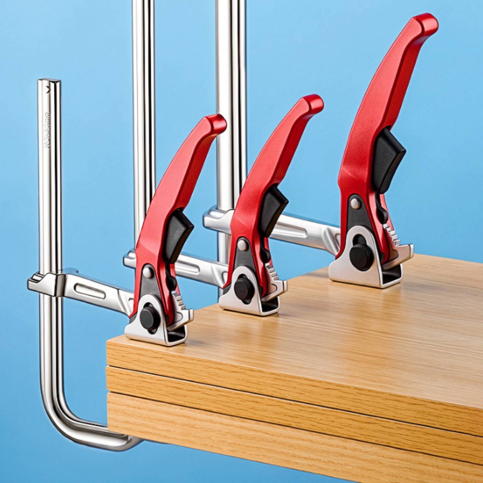 2 Pieces Ratchet F Clamp Indus - Hand Tools In Workshop review and price