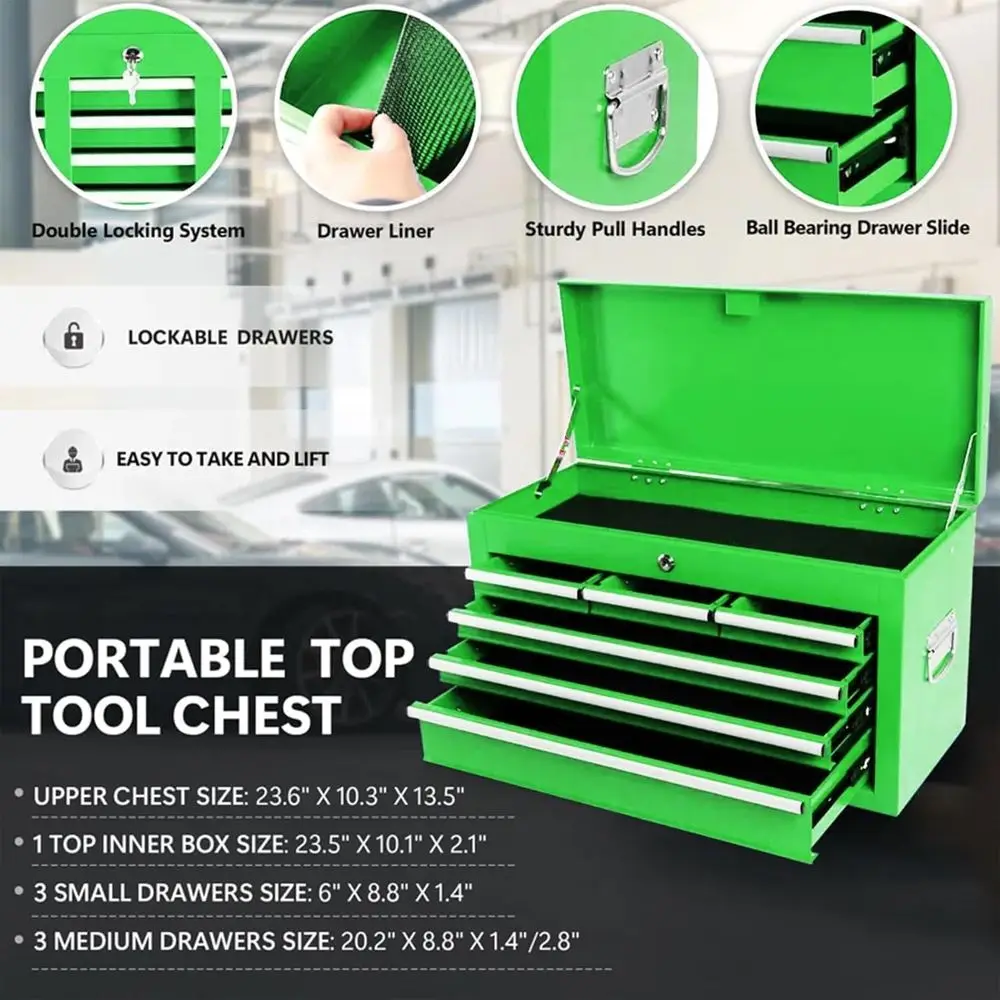 Portable 8 Drawer Rolling Tool - Workshop Use Tools review and price