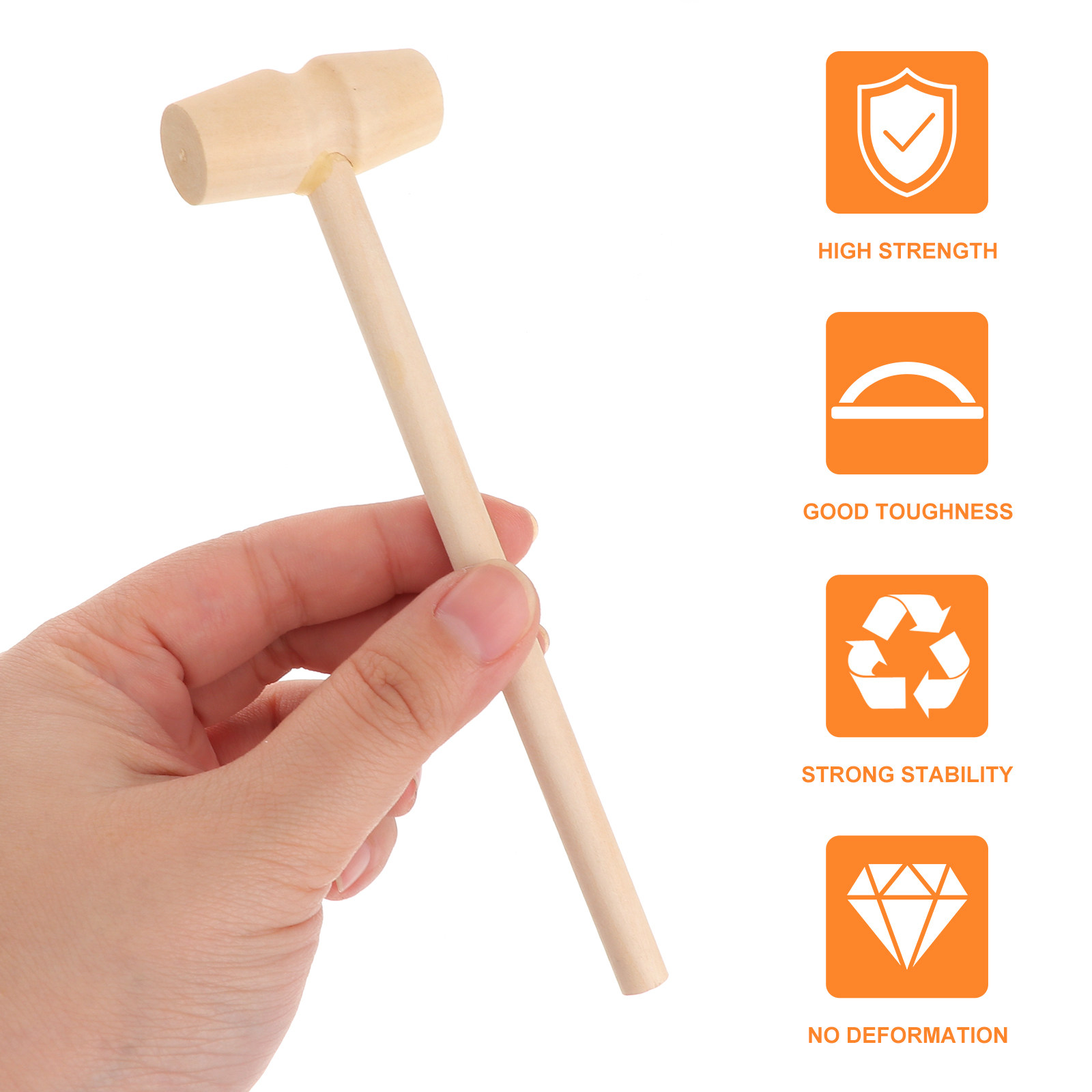 20Pcs Kid Wooden Mini Mallet U - Mallet Wood Carving review and price