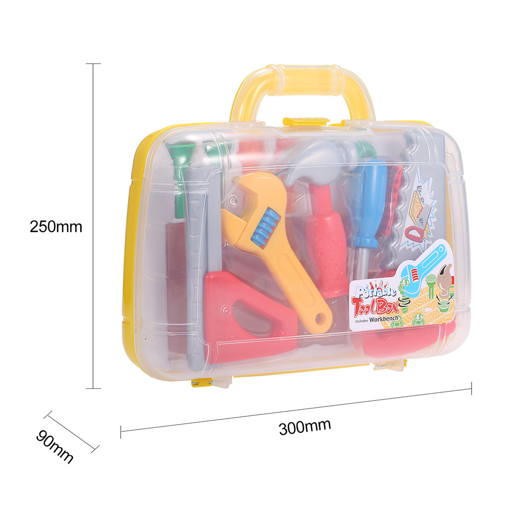 1Set Plastic Tool Box Kid Hand - Tools Workshop For Kids review and price