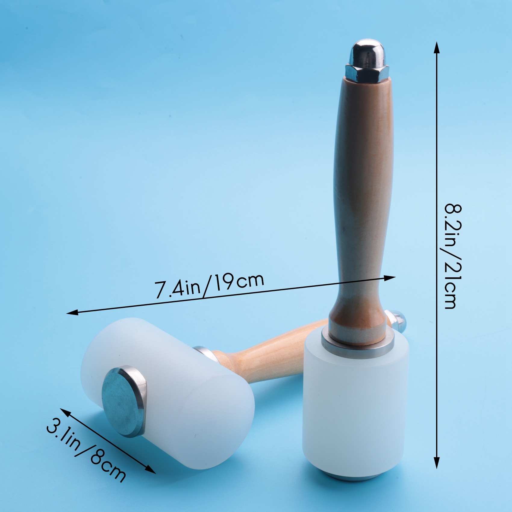 A84X-2 Pcs Leather Carving Ham - Mallet Wood Carving review and price