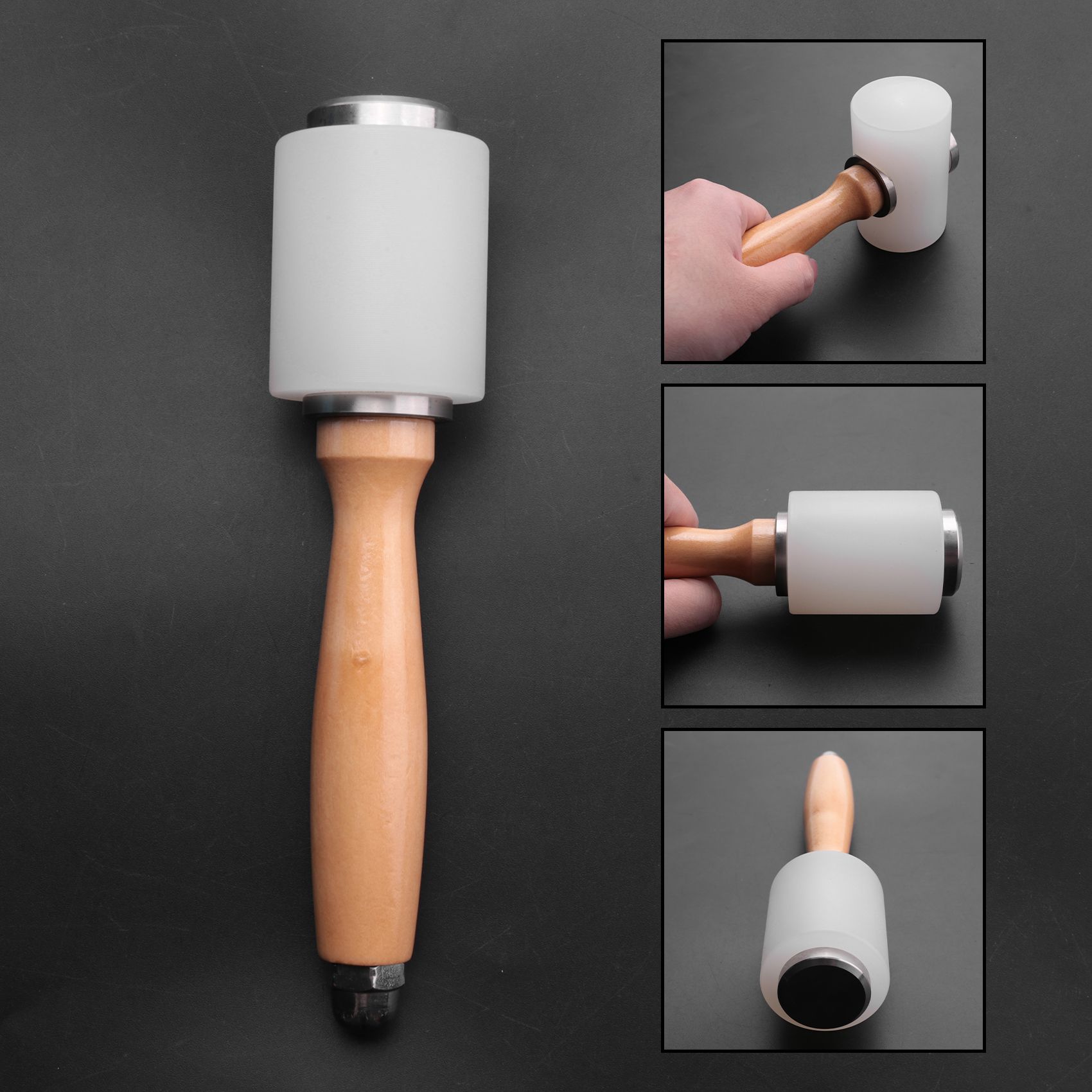 A84X-2 Pcs Leather Carving Ham - Mallet Wood Carving review and price