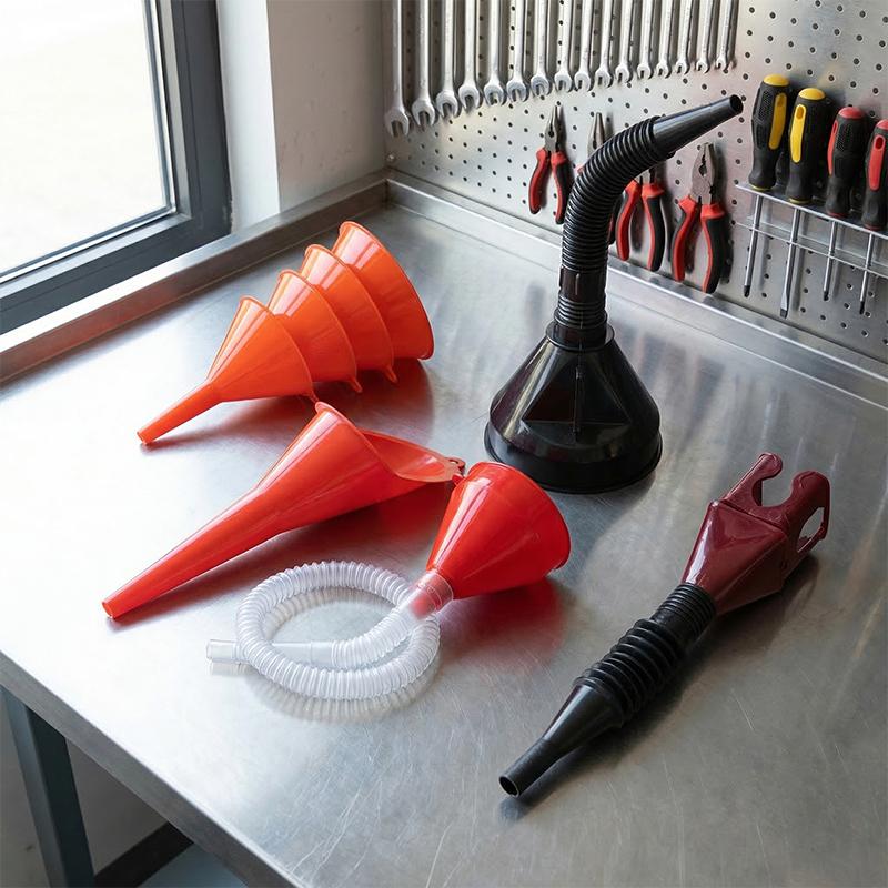 Car Plastic Funnel Set 8 Piece - Workshop Use Tools review and price