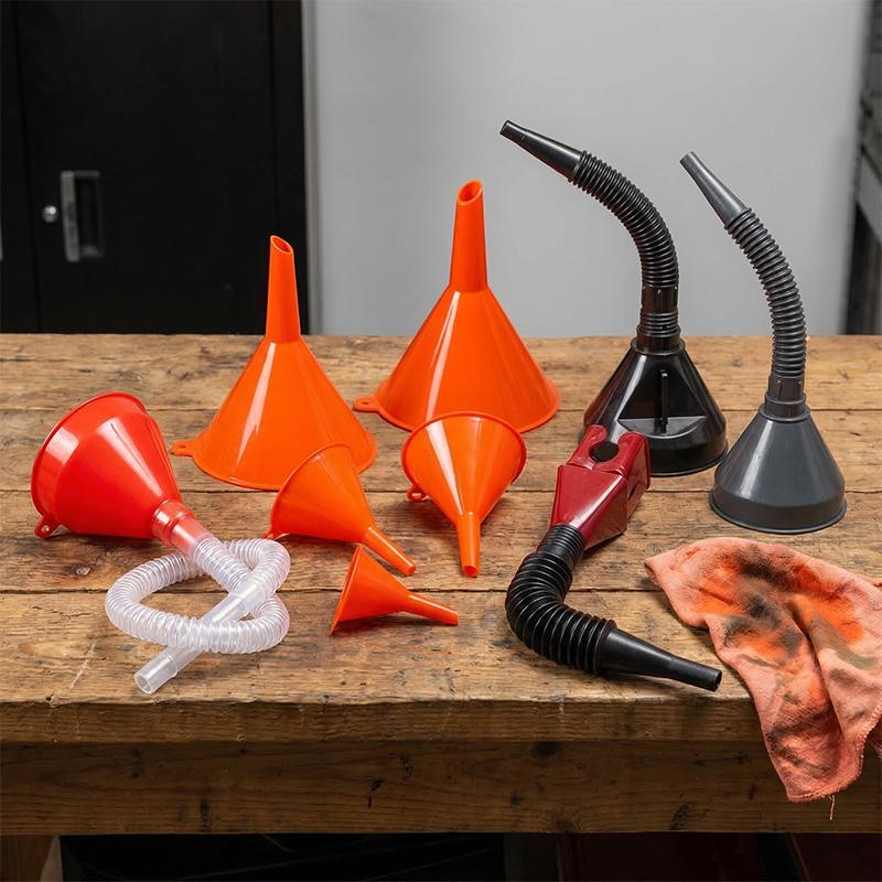 Car Plastic Funnel Set 8 Piece - Workshop Use Tools review and price