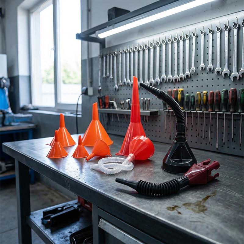Car Plastic Funnel Set 8 Piece - Workshop Use Tools review and price