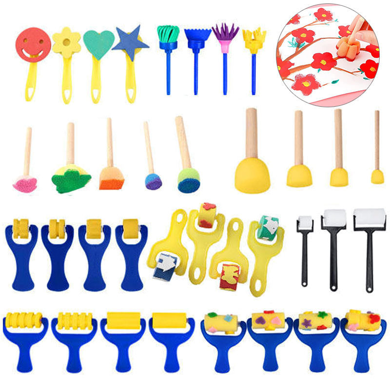 Children Drawing Sponge Brush - Tools Workshop For Kids review and price