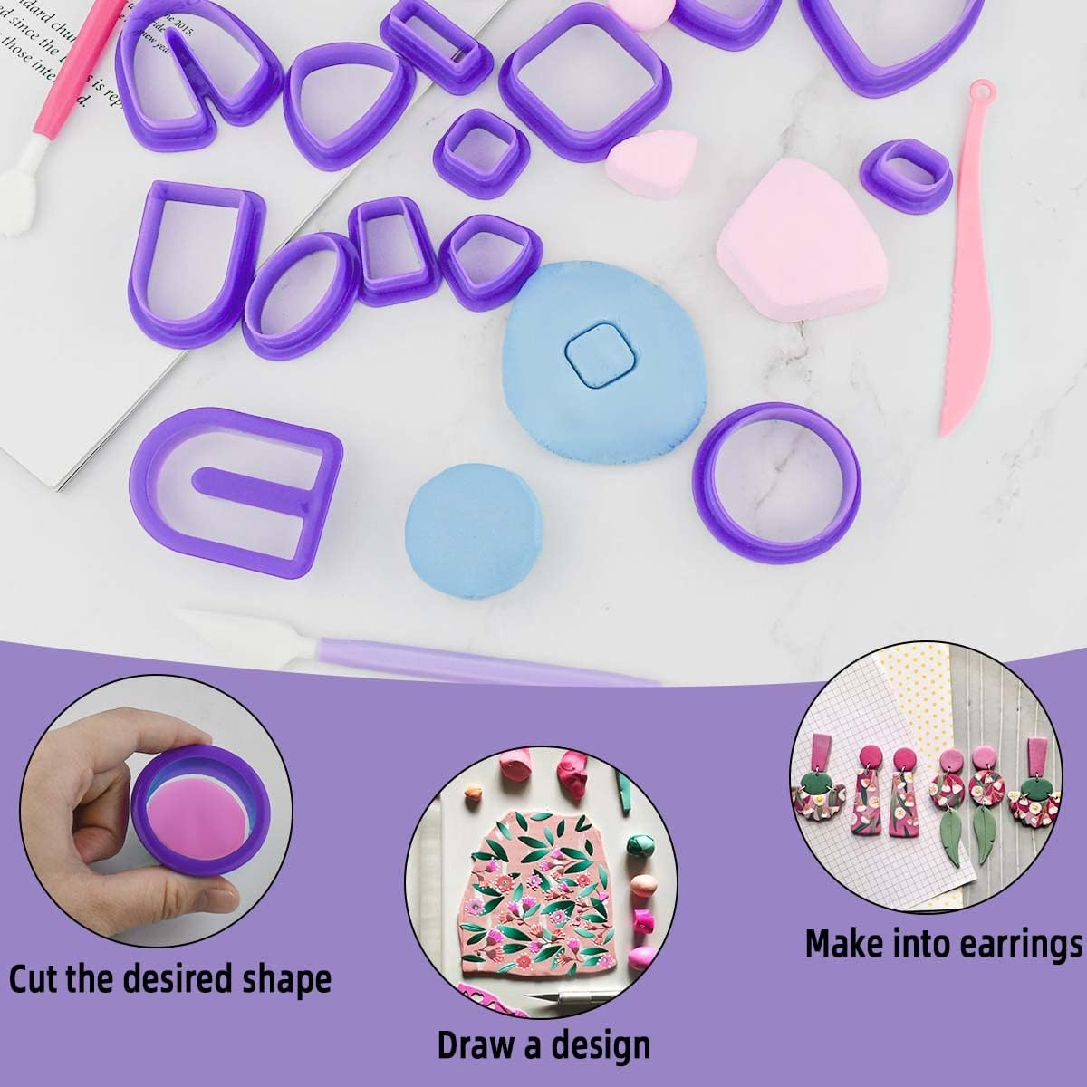 Polymer Clay Earring Making Ki - Tools Jewelry Making review and price