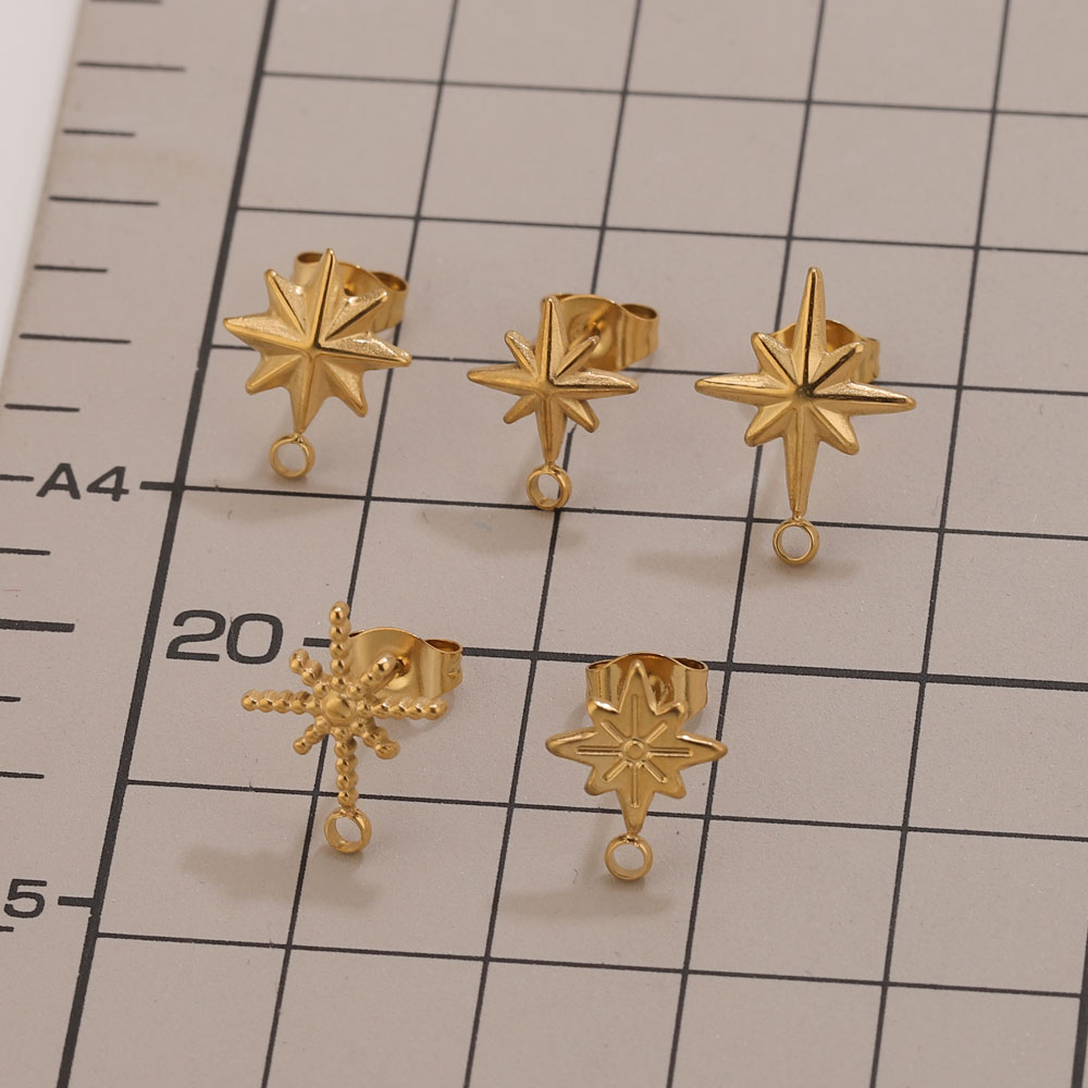 6pcs Stainless Steel Star Earr - Tools Jewelry Making review and price
