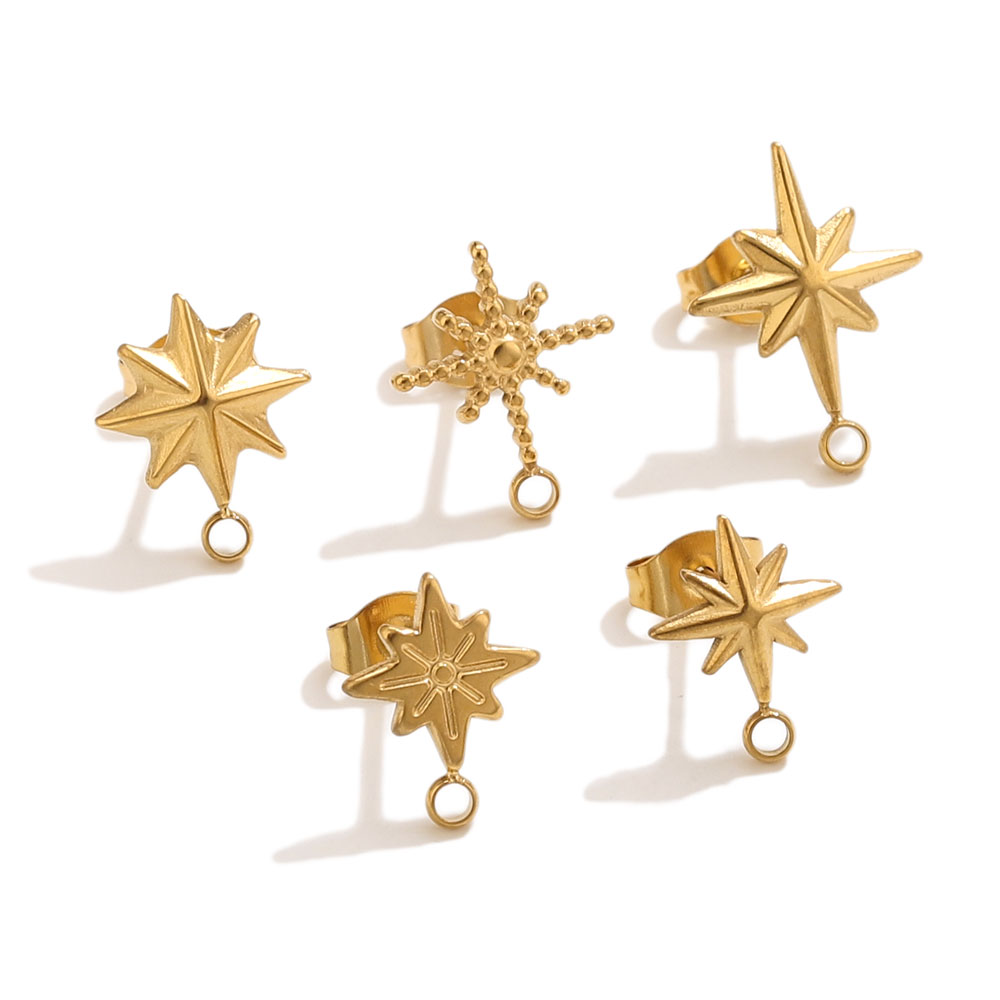 6pcs Stainless Steel Star Earr - Tools Jewelry Making review and price