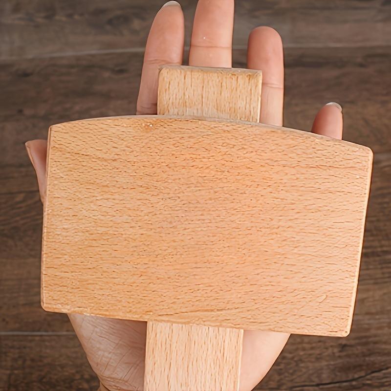 1PC DIY Leather Beech Solid Wo - Mallet Wood Carving review and price