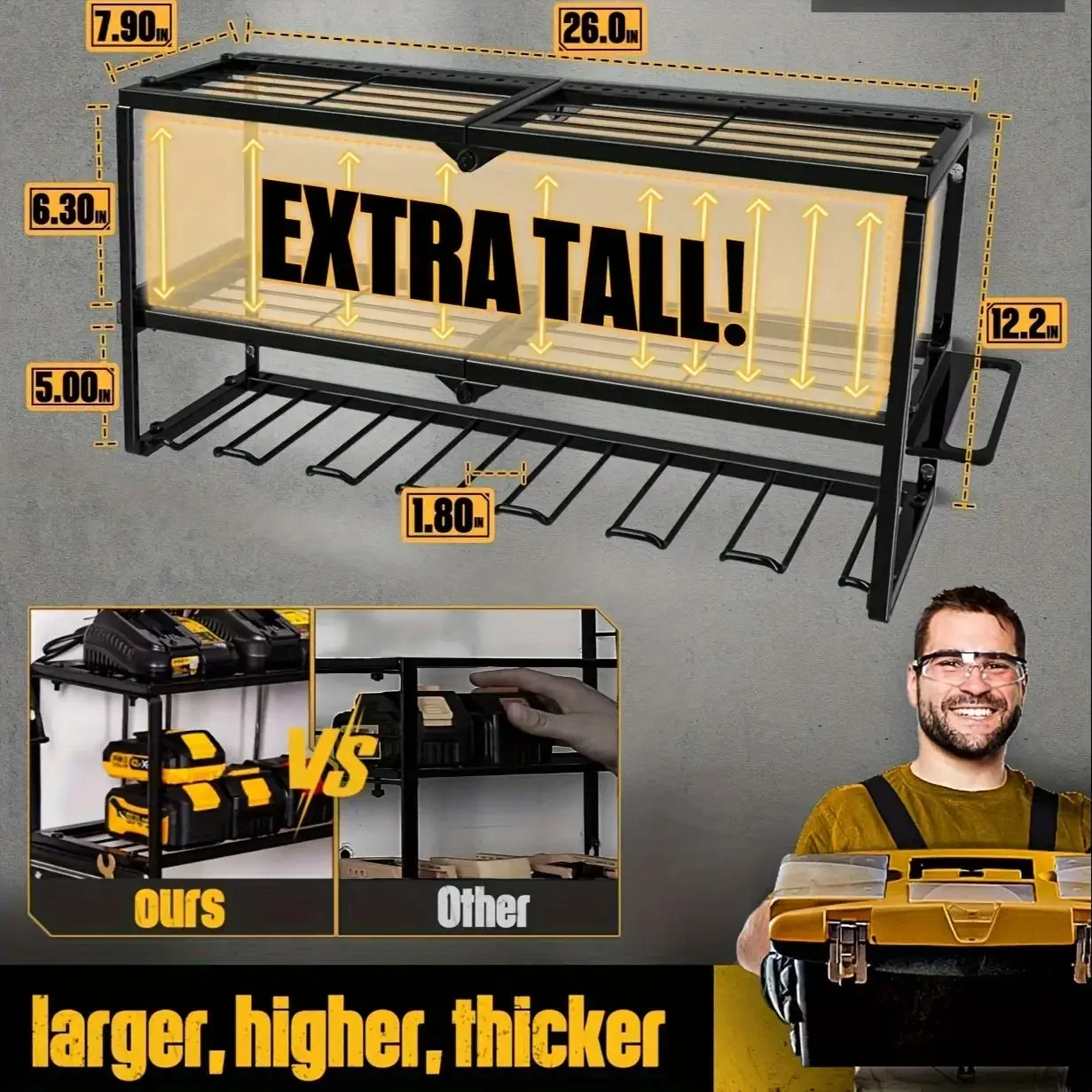 Heavy Duty Metal Power Tool Or - Workshop Tools Holder review and price