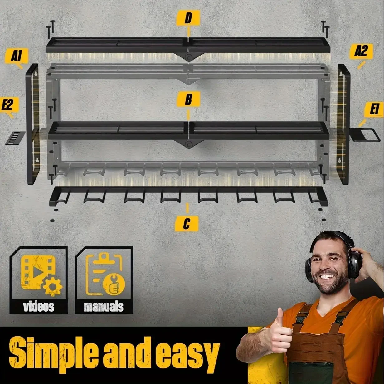 Heavy Duty Metal Power Tool Or - Workshop Tools Holder review and price