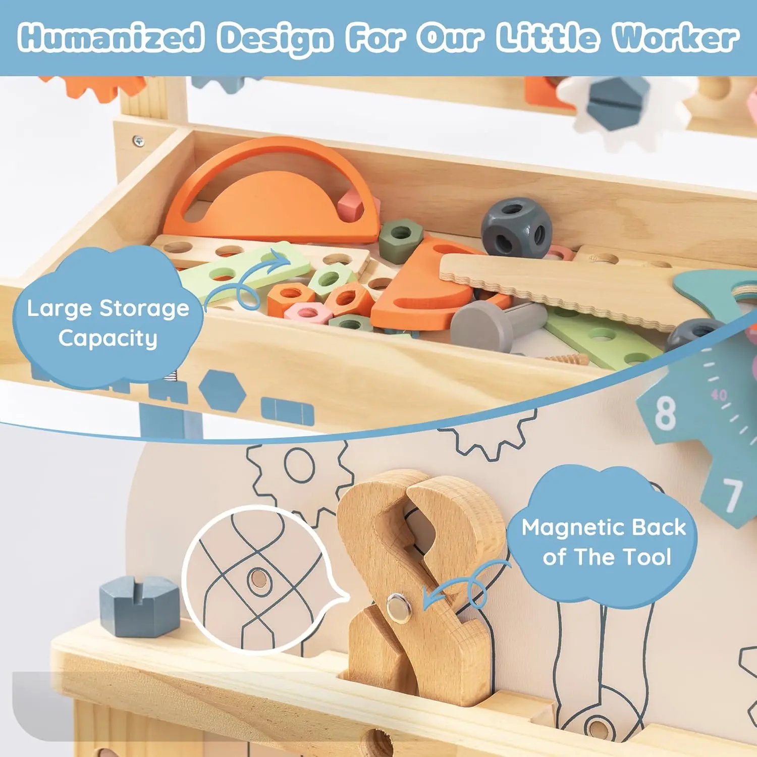 Robotime Robud Kids Tool Bench - Tools Workshop For Kids review and price