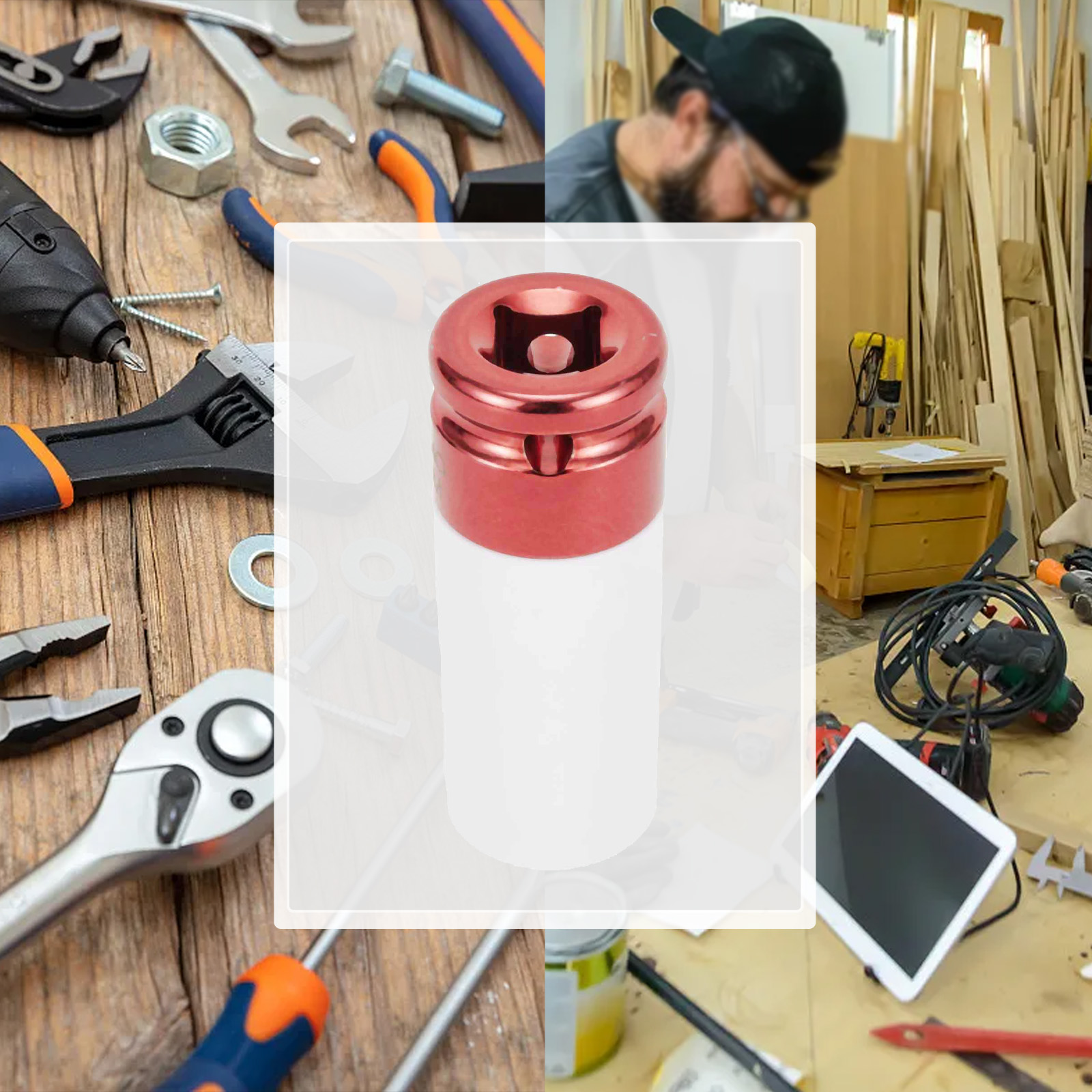 1Pc Metal Socket 17mm 19mm 21m - Hand Tools In Workshop review and price