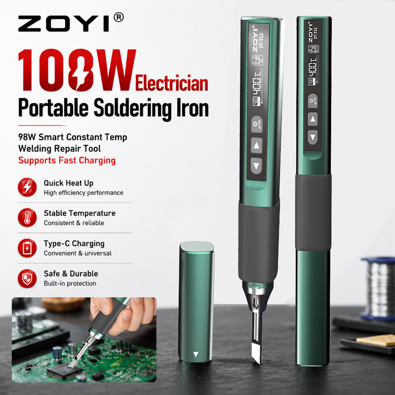 100W Smart Soldering Iron Pen  - Tools Qc review and price