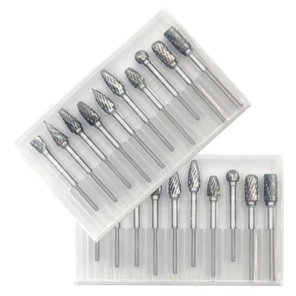 10PCS Carbide Rotary Burr Set  - Sharpening Stone Whetstone review and price