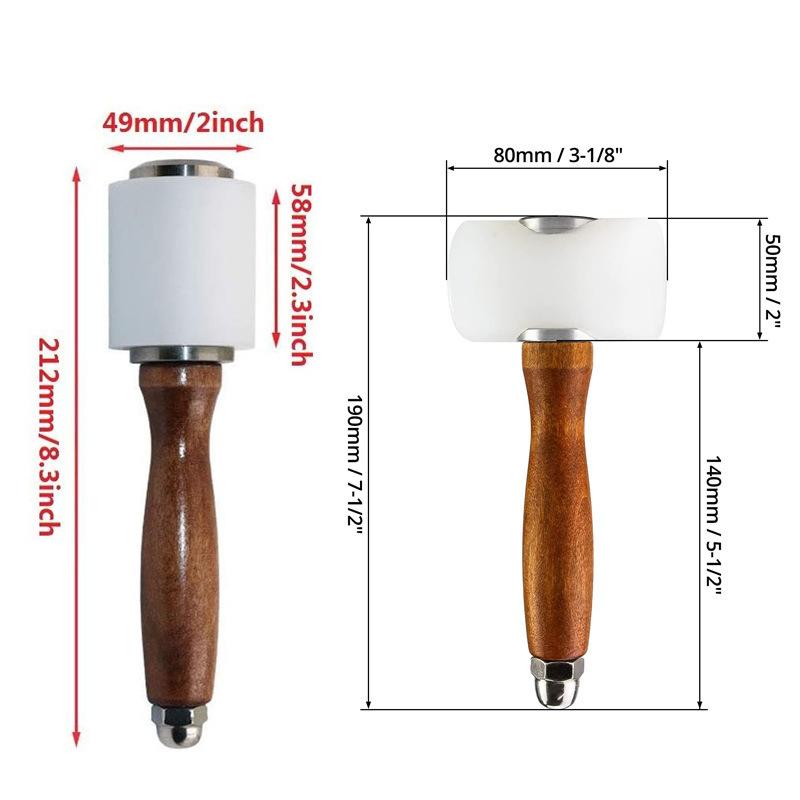 1PC Leather Carving Hammer Lea - Mallet Wood Carving review and price