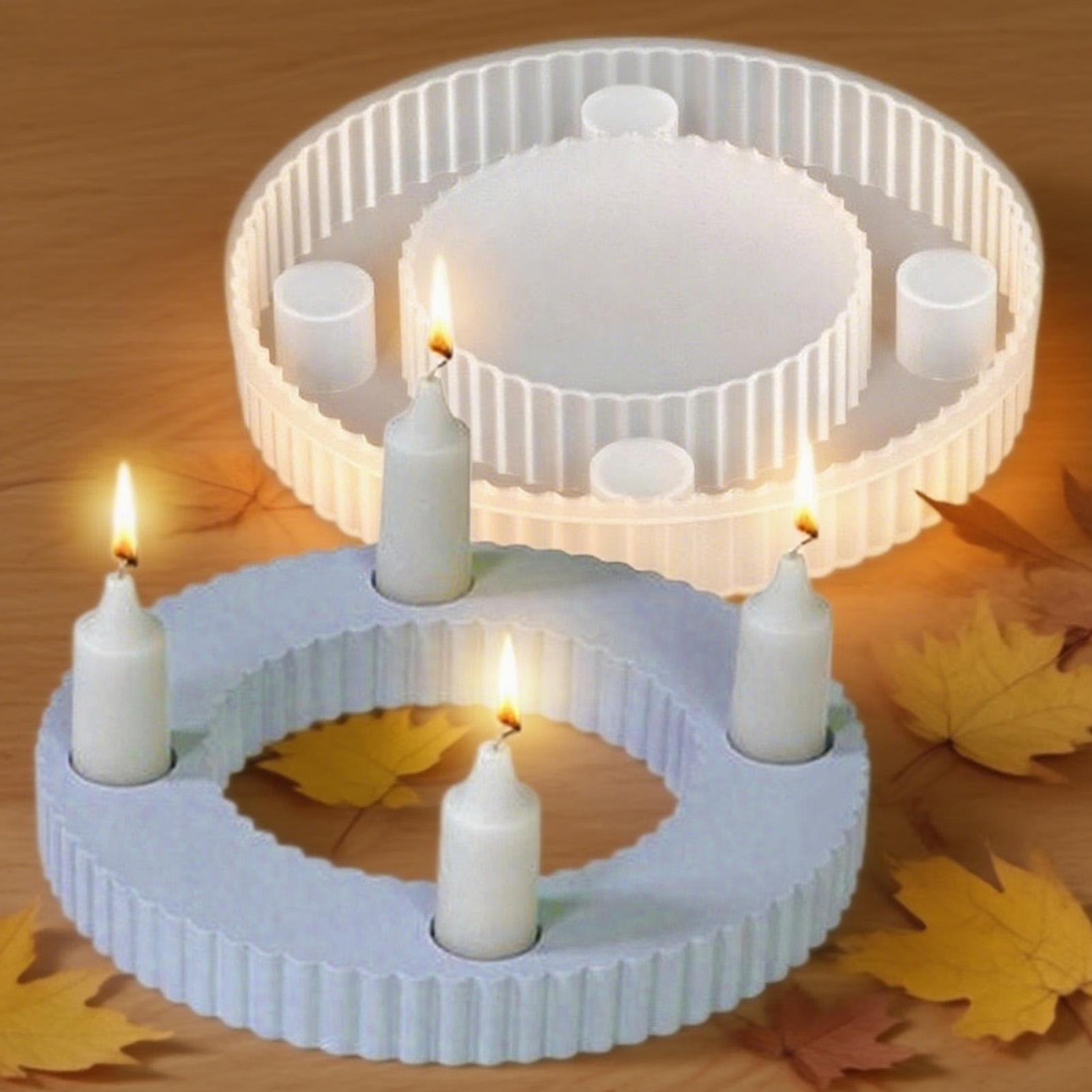 Silicone Candle Holder Mold 4  - Workshop Tools Table review and price
