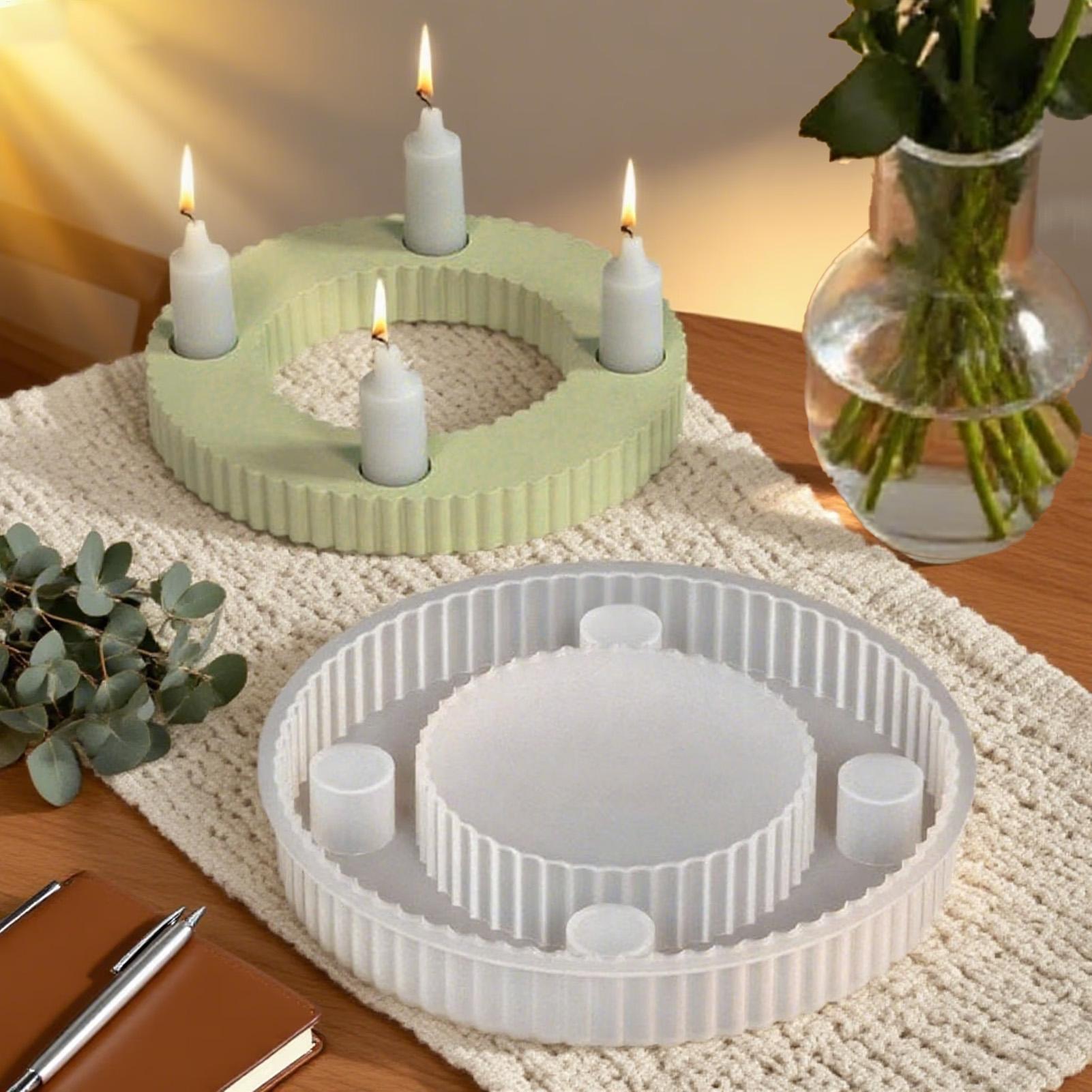 Silicone Candle Holder Mold 4  - Workshop Tools Table review and price