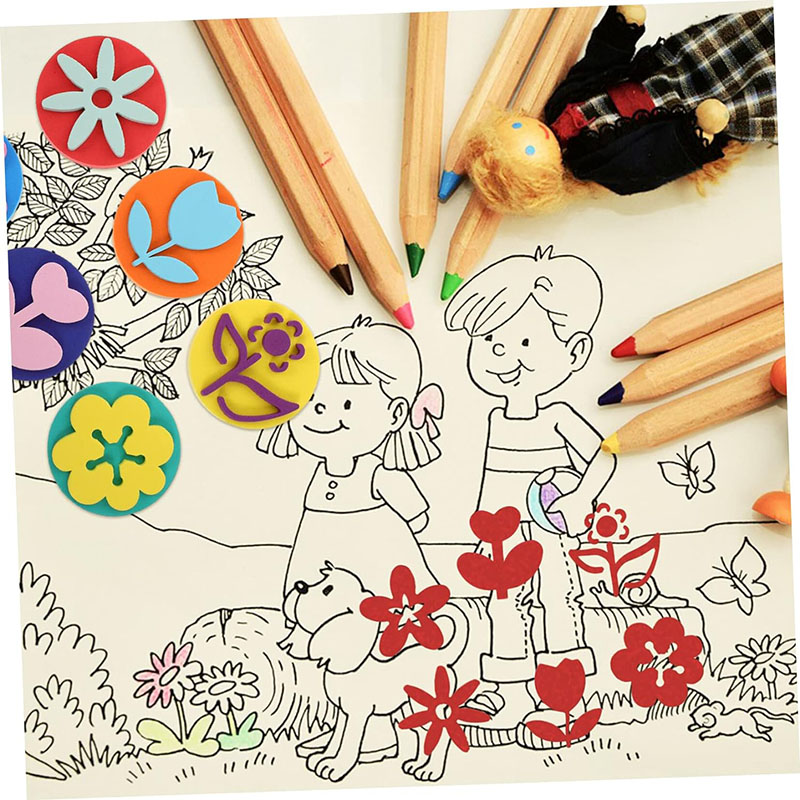 6Pcs/bag Foam Stamps for Paint - Tools Workshop For Kids review and price
