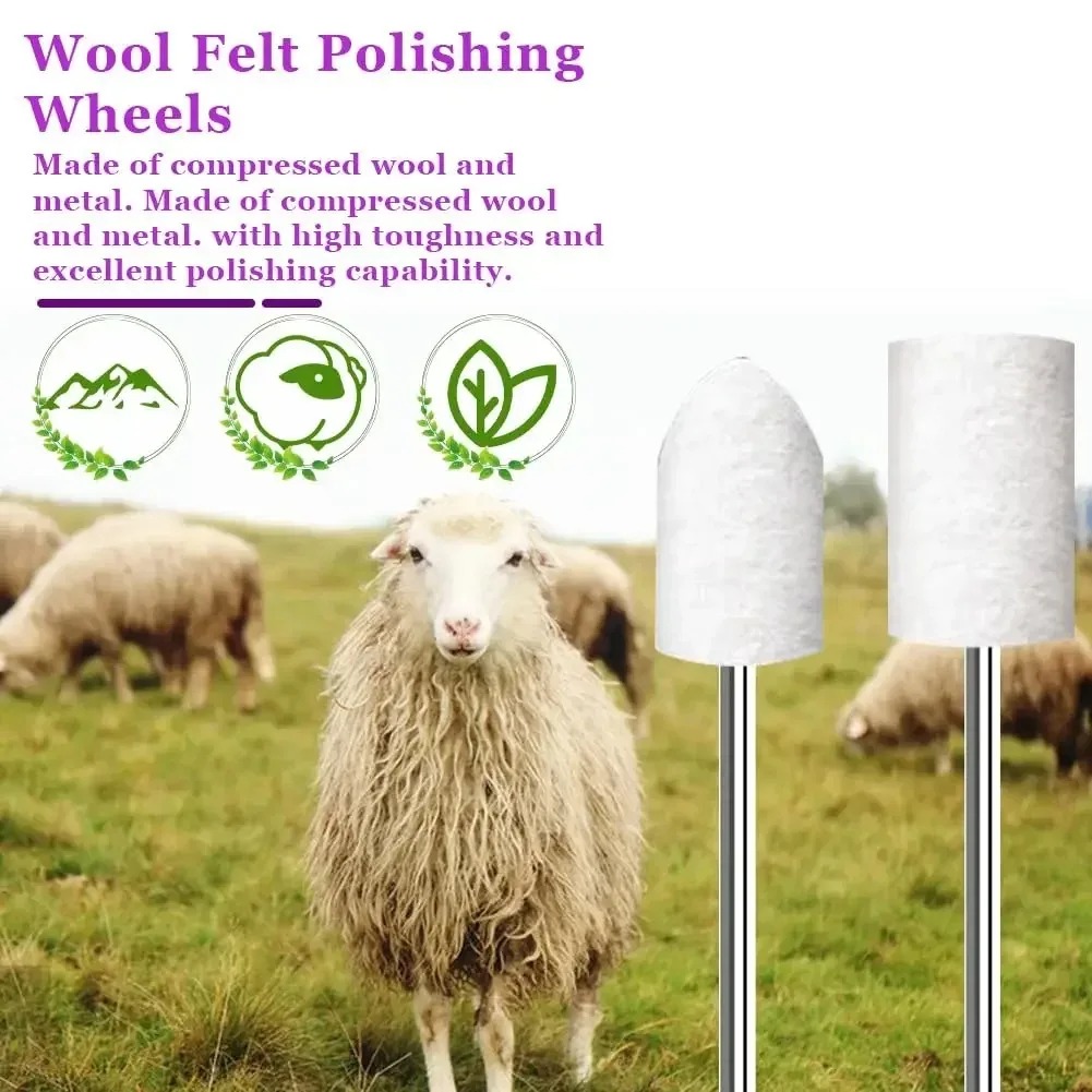 80PCS Wool Felt Buffing Wheel  - Tools Jewelry Making review and price