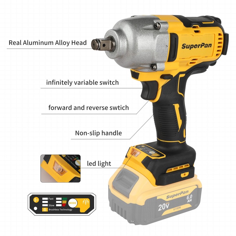High Torque Cordless Impact Wr - Workshop Use Tools review and price
